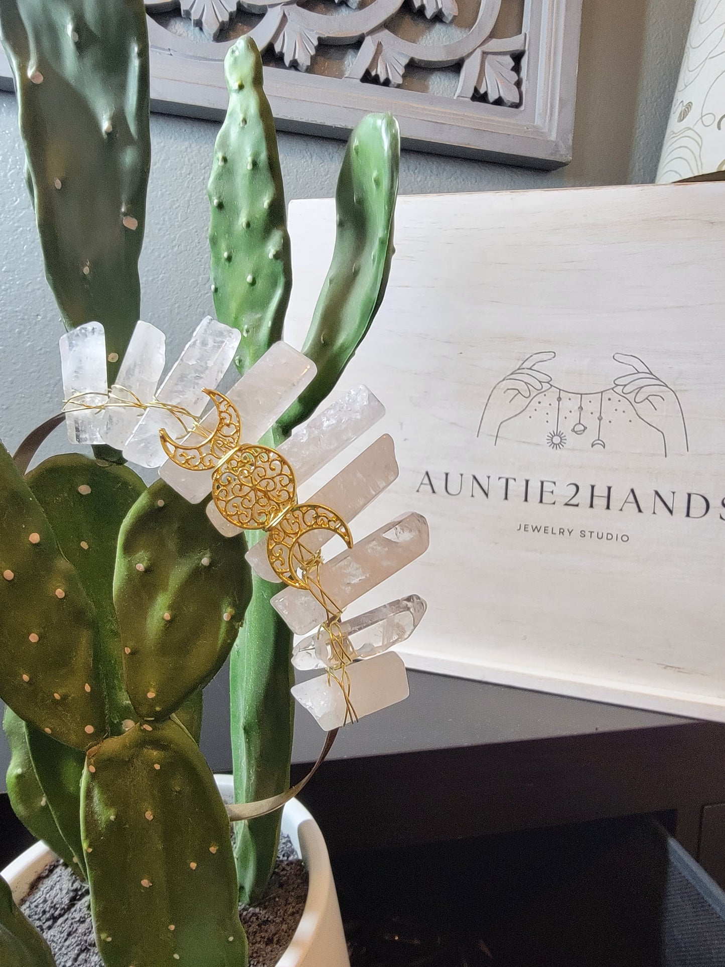 Quartz Moon inspired Tiara