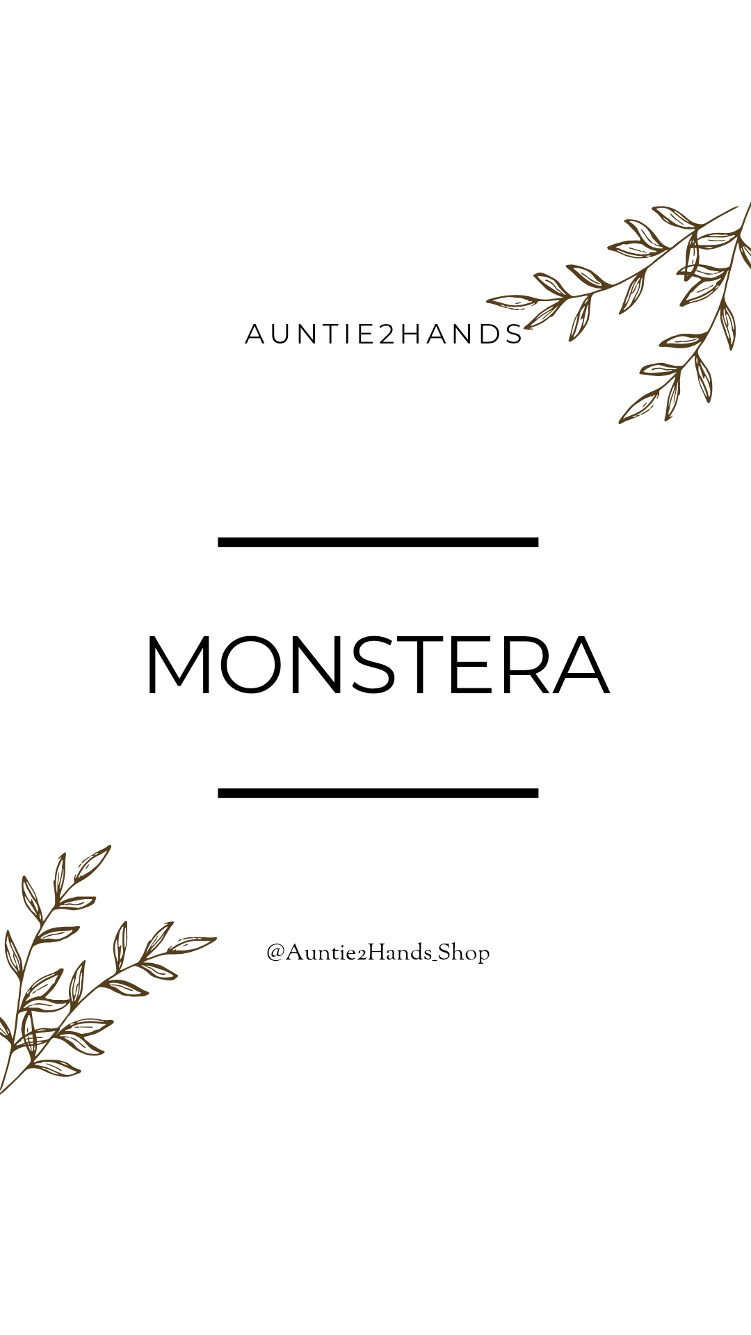 Monsters Leaf Pendant