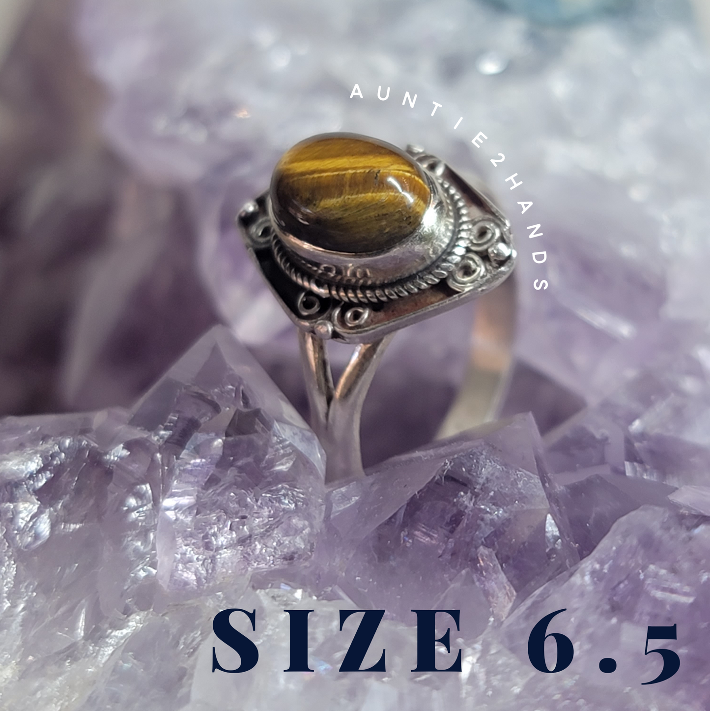 Goddess Gear: Tigers Eye Sterling Silver Ring