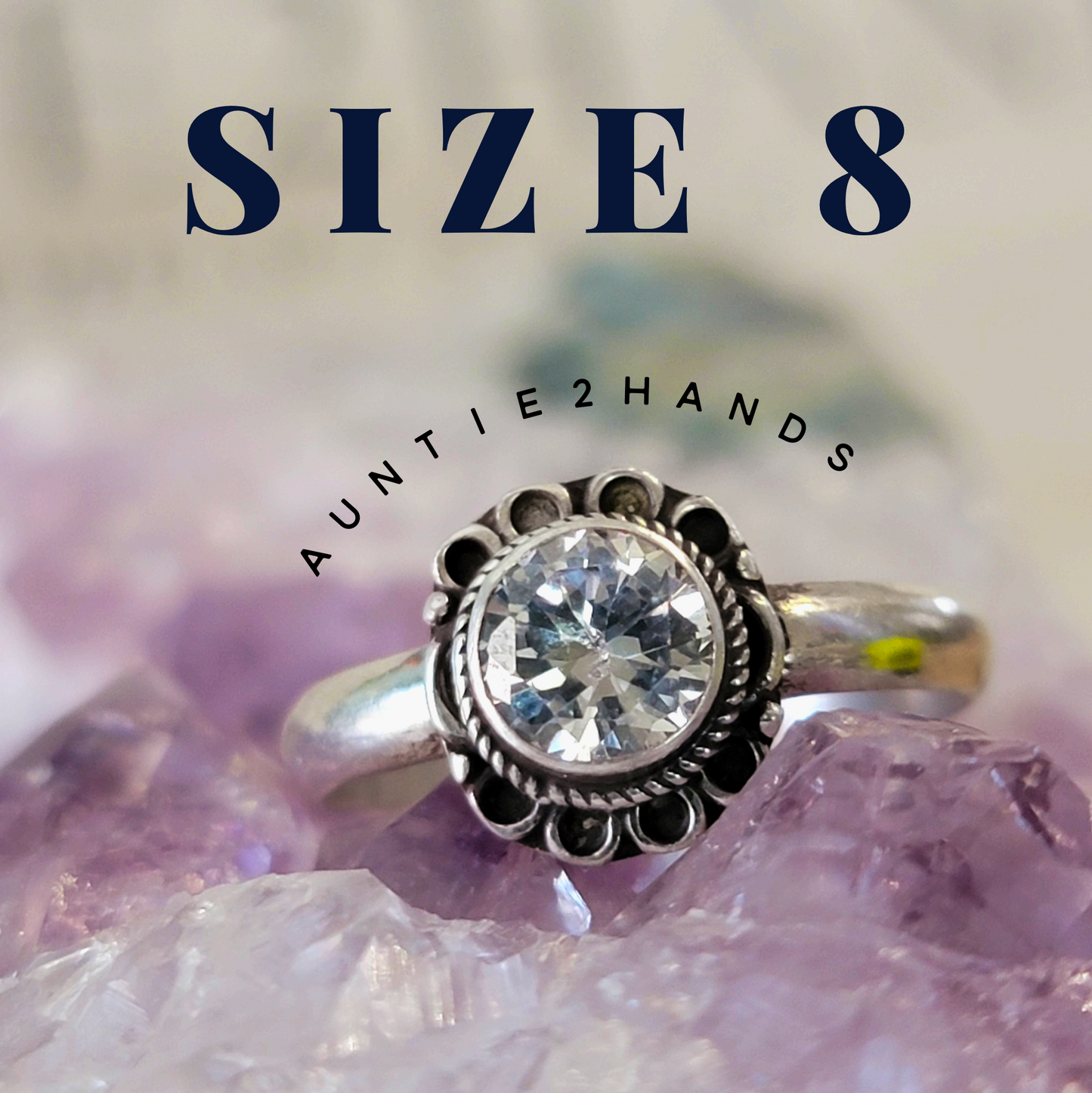 Goddess Gear: CZ Sterling Silver Ring