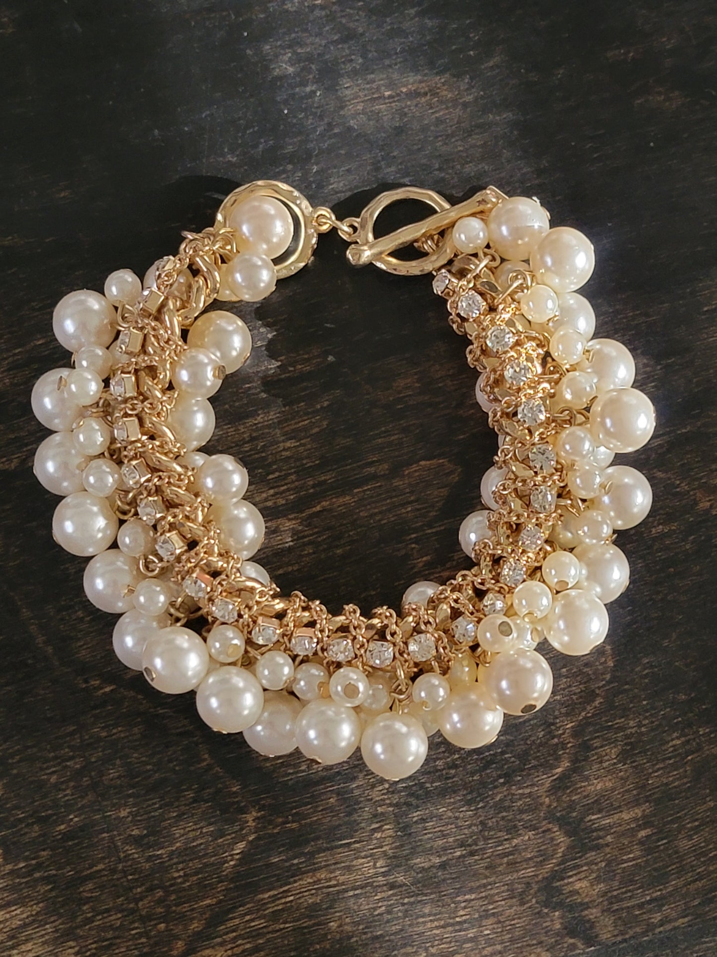 Pearl Cluster Bracelet