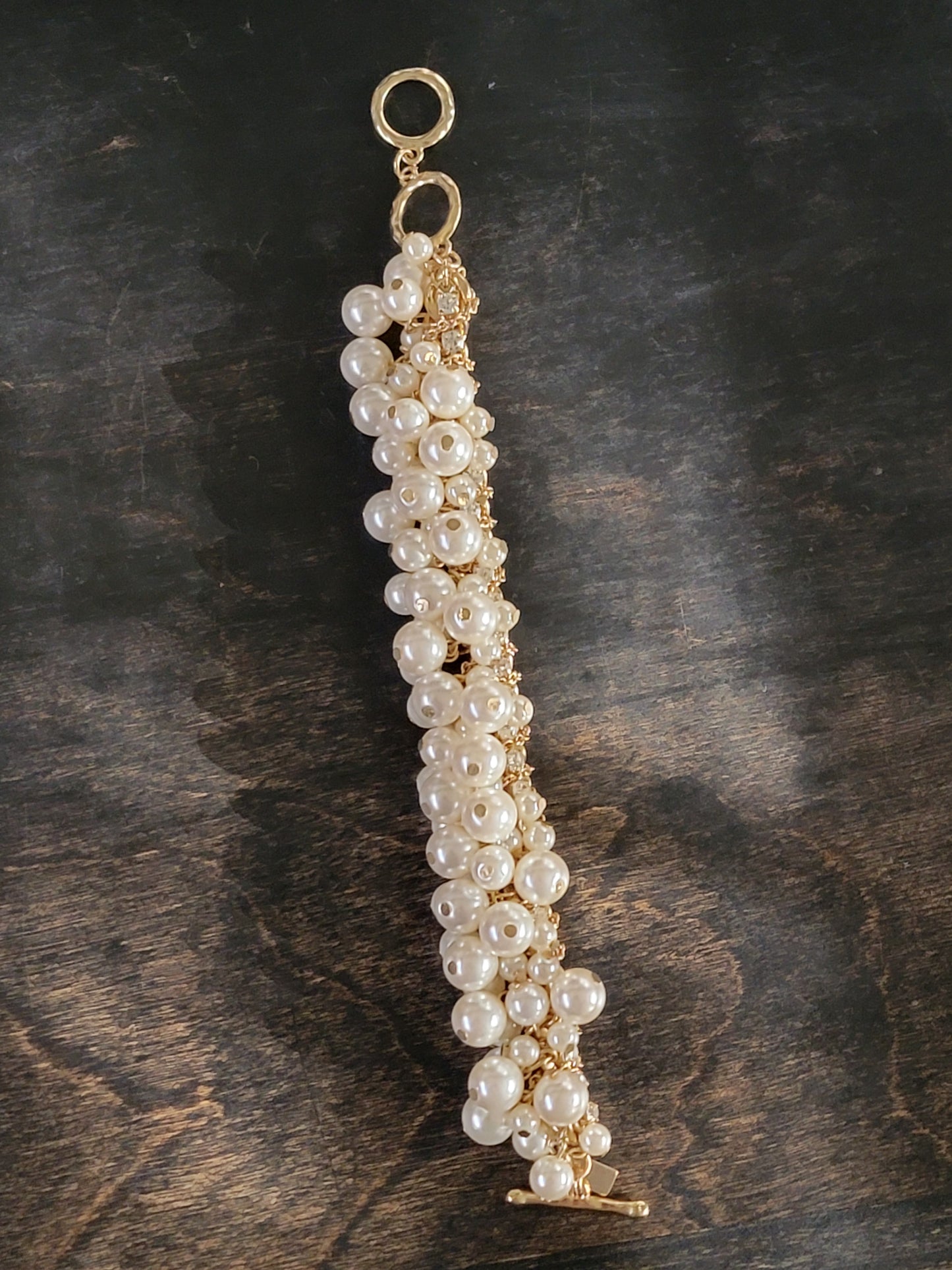 Pearl Cluster Bracelet