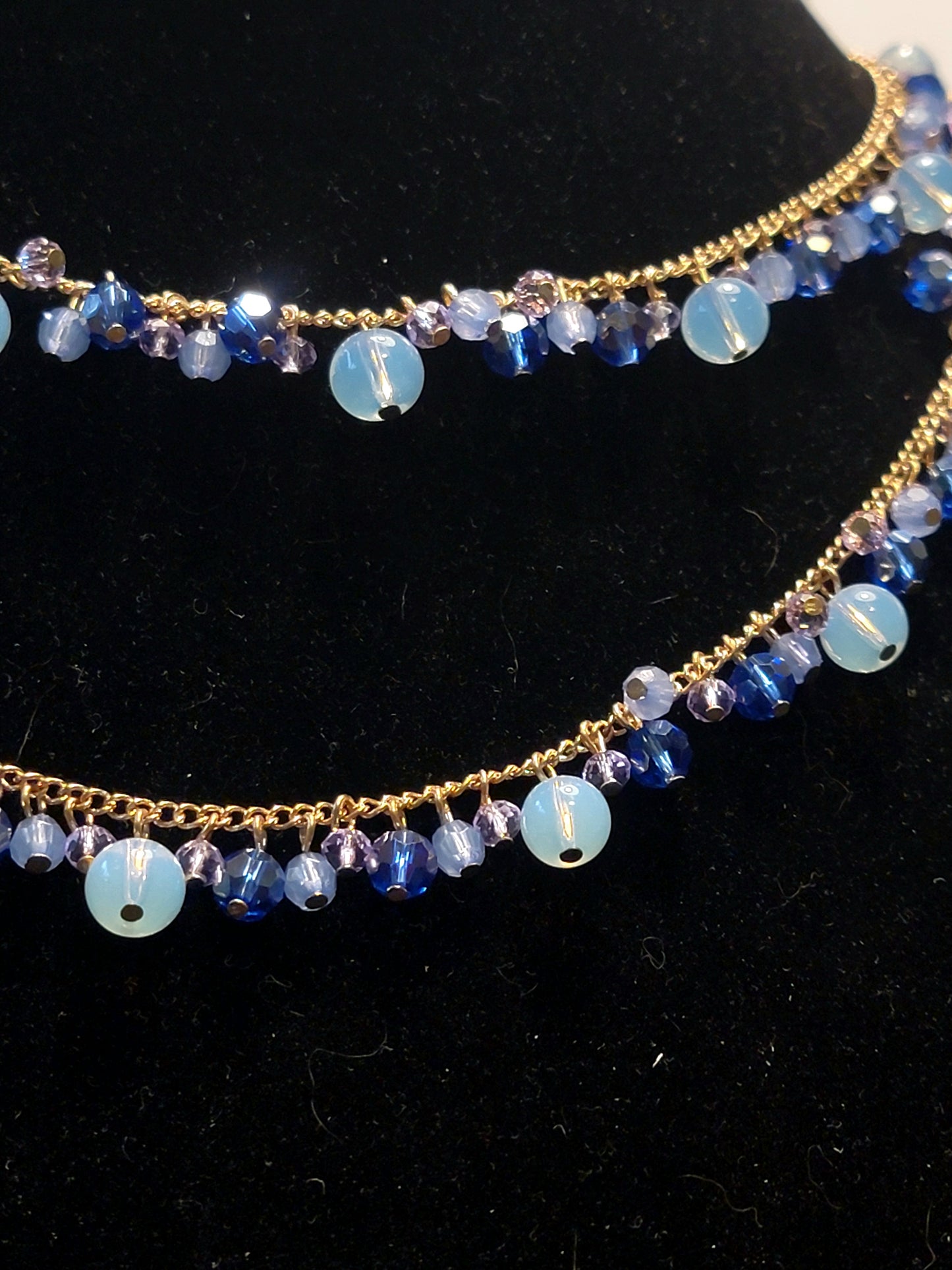 Something Blue long necklace