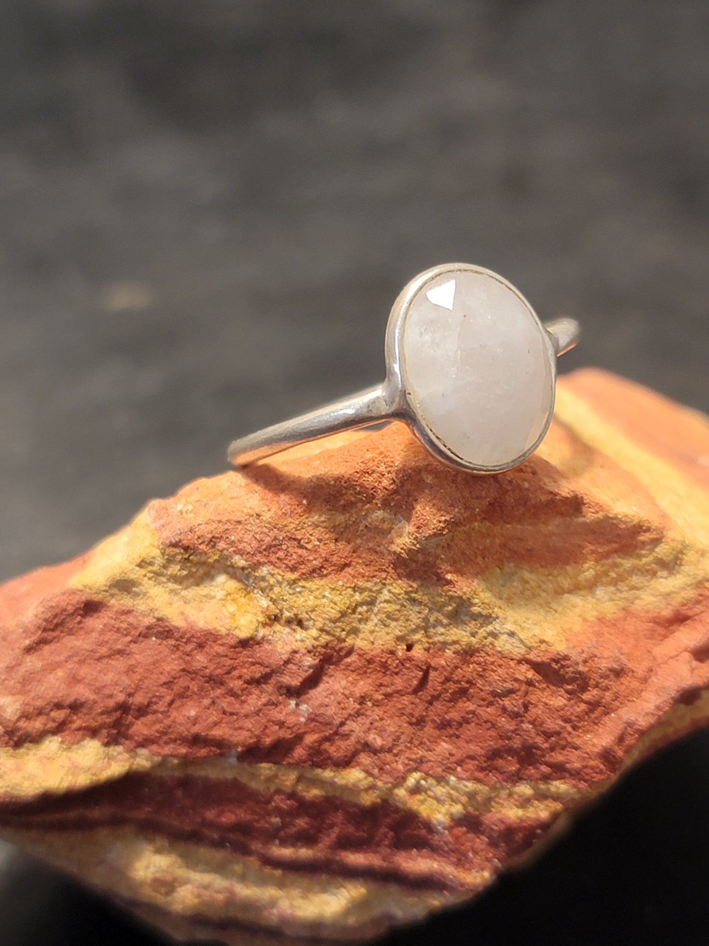 Moonstone Rings: Sterling Silver Ring