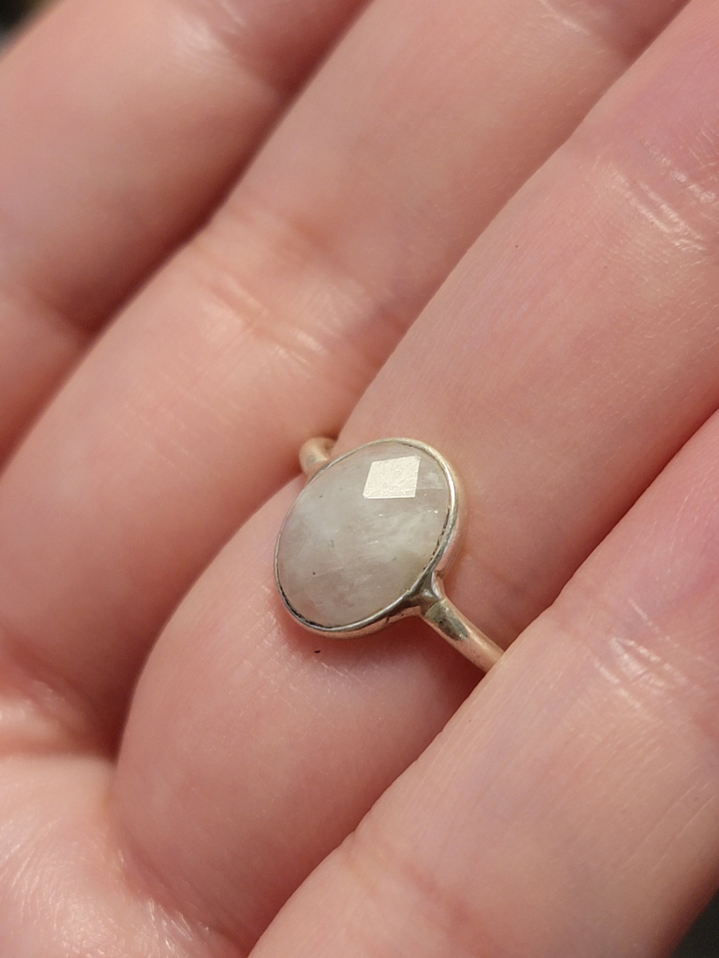 Moonstone Rings: Sterling Silver Ring
