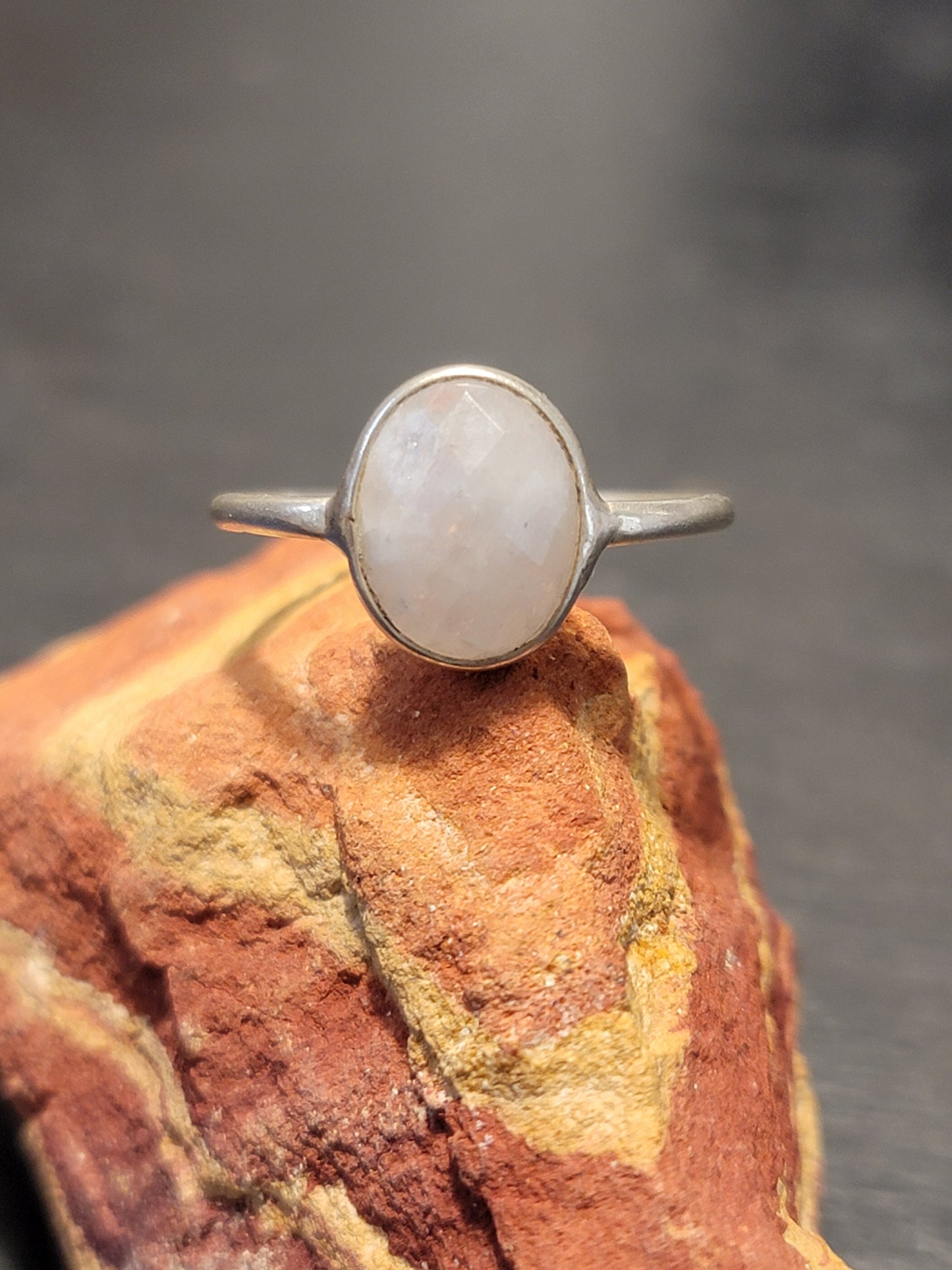 Moonstone Rings: Sterling Silver Ring