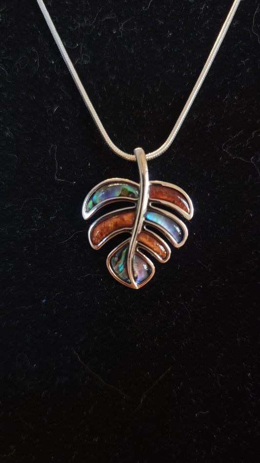 Monsters Leaf Pendant