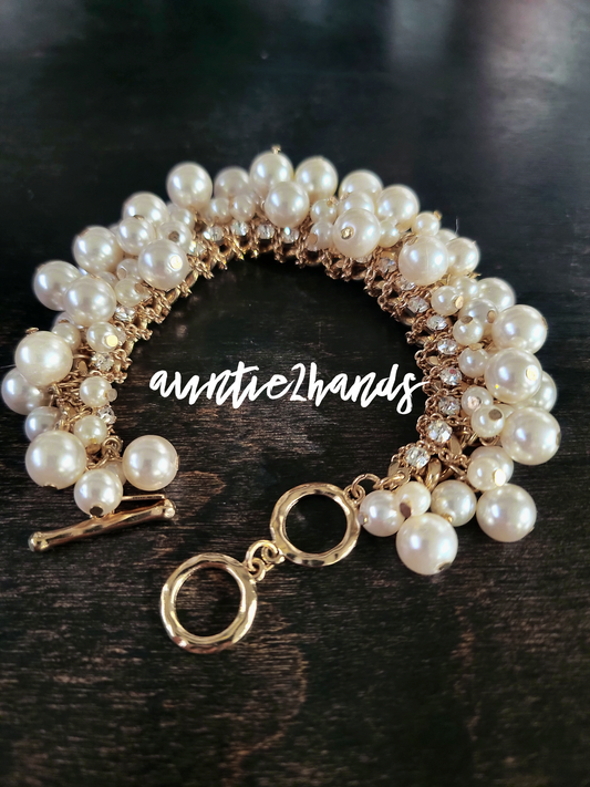 Pearl Cluster Bracelet