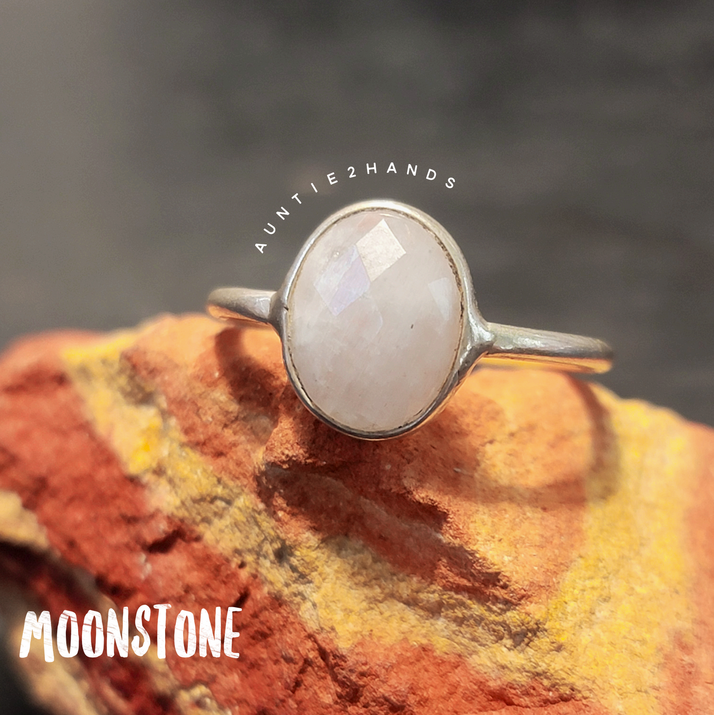 Moonstone Rings: Sterling Silver Ring