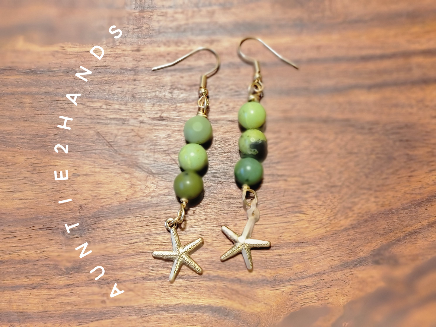 Goddess Gear: Serpentine and Starfish Earrings