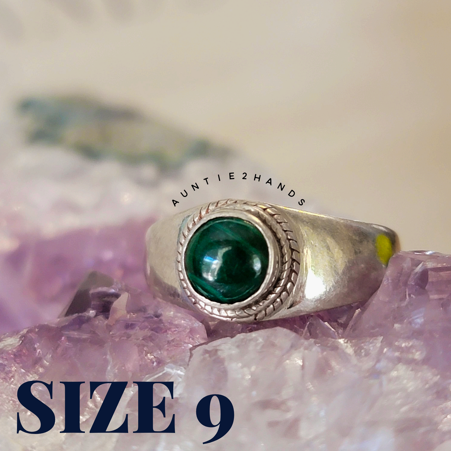 Goddess Gear: Malachite Sterling Silver Ring