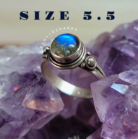Goddess Gear: Labradorite Sterling Silver Ring