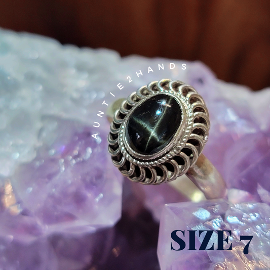 Goddess Gear: Onyx Sterling Silver Ring