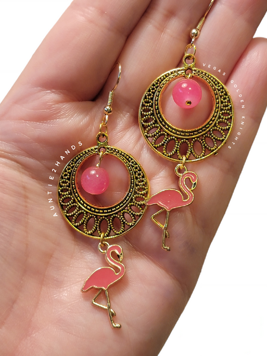 Goddess Gear: Flamingo Earrings